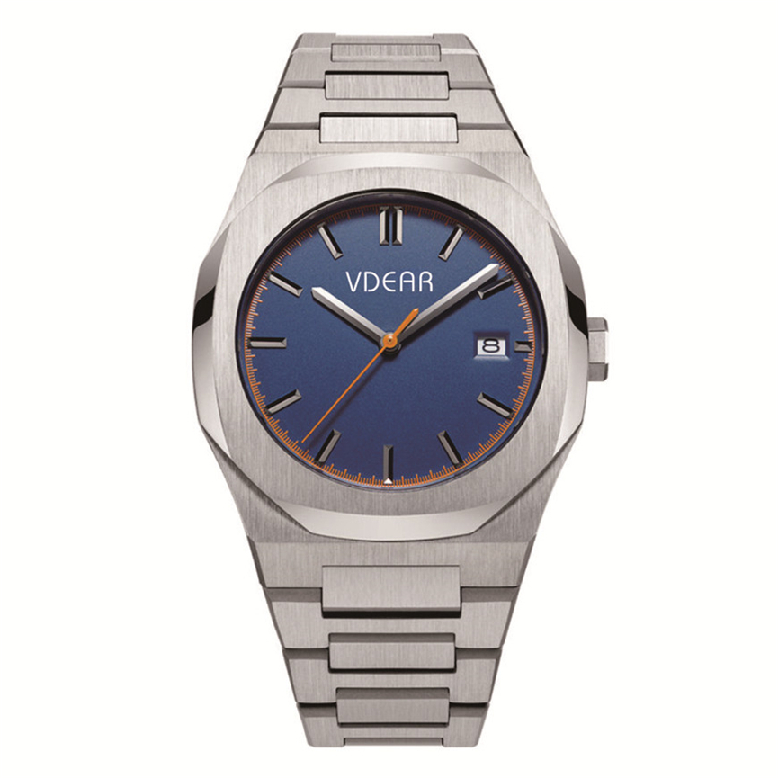 VDEAR - New Design Waterproof Custom Logo Stainless Steel 316L Luxury Men Wrist Hand Wristwatches With Logo others 1