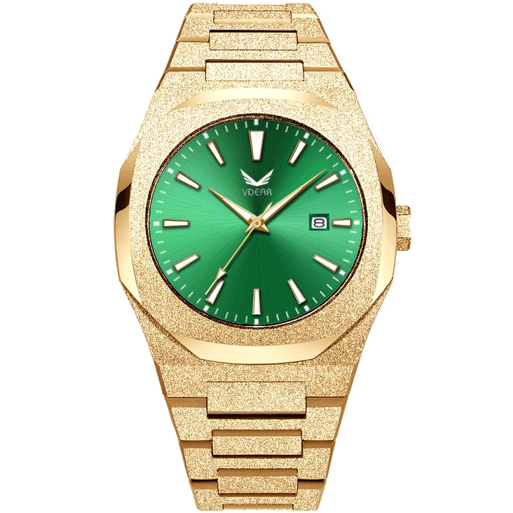 VDEAR - 2021 Luxury Lujo Reloj De Acero Inoxidable Japan Movement Watches Luxury Brand For Men Quartz 50MOQ Custom Watch 1