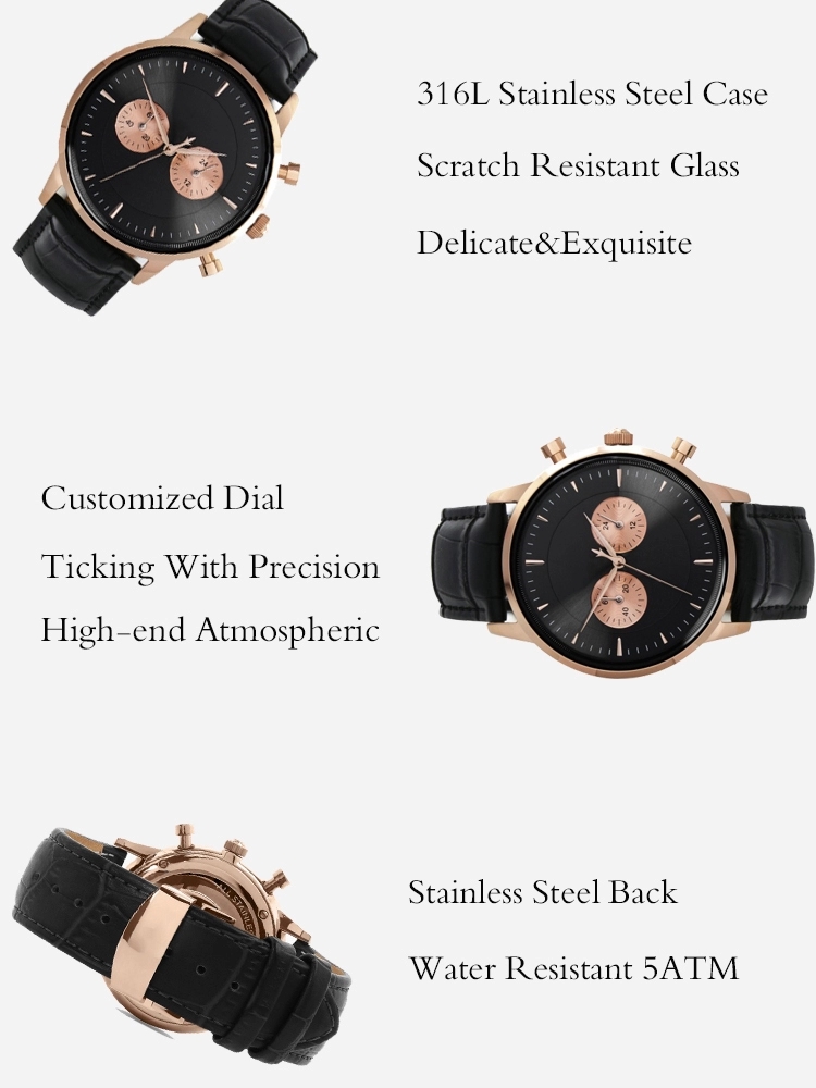 VDEAR - Men Luxury Brand Automatic Chronograph Watch Oem Japan Movement 316l Stainless Steel Watches Chronograph Watch 12