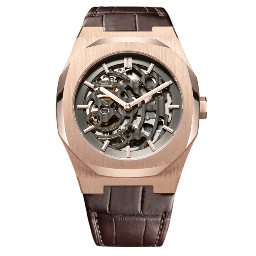 VDEAR - 2021 New Classic Fashion Waterproof Hollow out Customize Thin Silver Stainless Steel Automatic Watch others 1