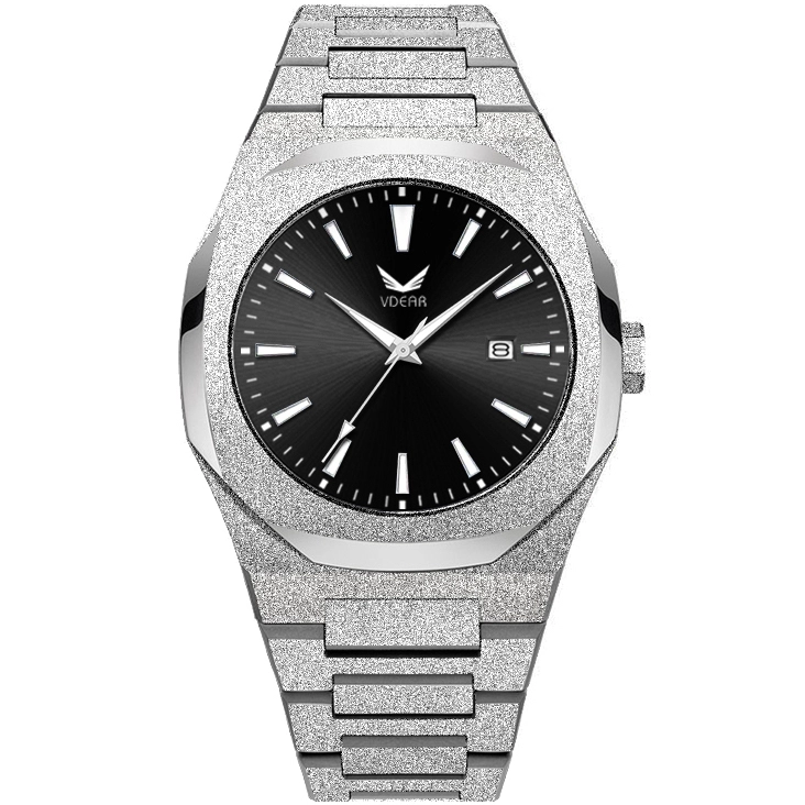 VDEAR - 2021 Quality Stylish New Design Full Star Dust Face Frosted Stainless Steel 316L Watch New Arrival 1