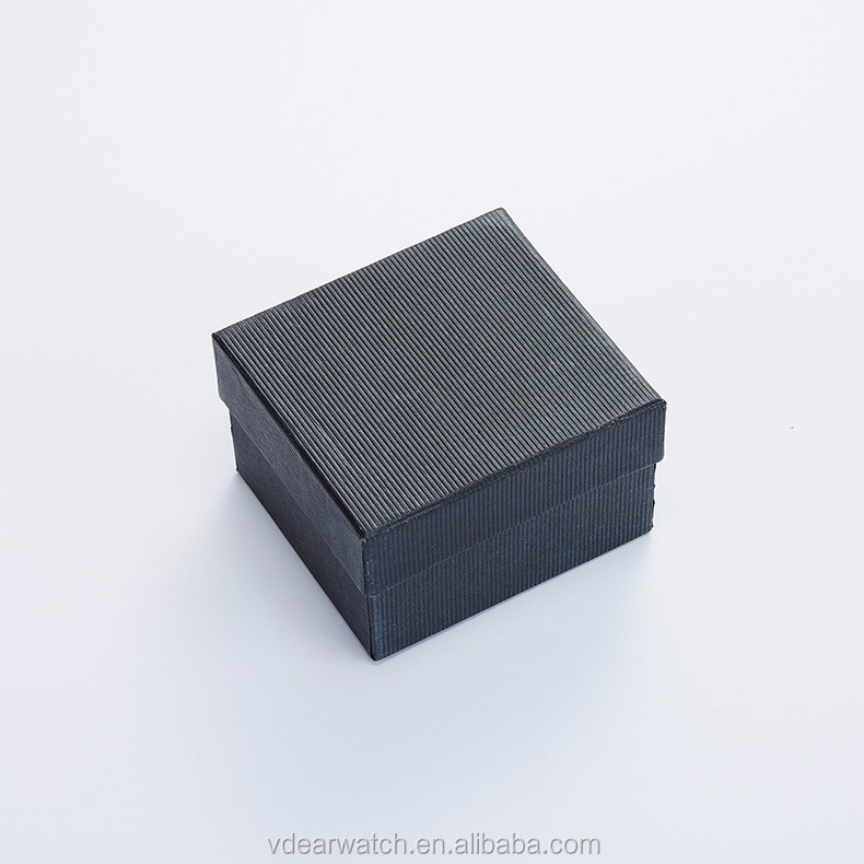 VDEAR - Billig fyrkantig klockpresentask kudde hålad i lagerpappersklockask med lock Klockask 13