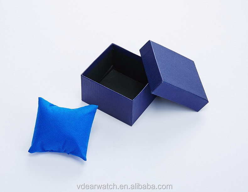 VDEAR - Billig fyrkantig klockpresentask kudde hålad i lagerpappersklockask med lock Klockask 19