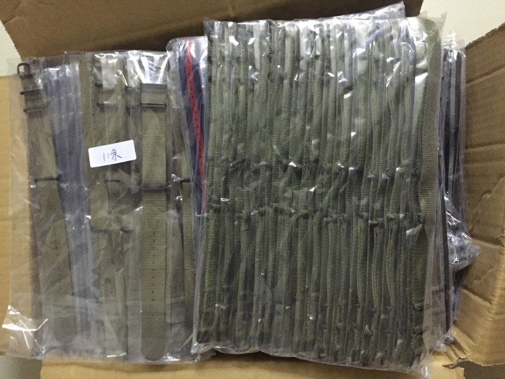 VDEAR - Wholesale colorful stainless steel buckle inter changeable nato strap nylon watch band Nylon Strap 15