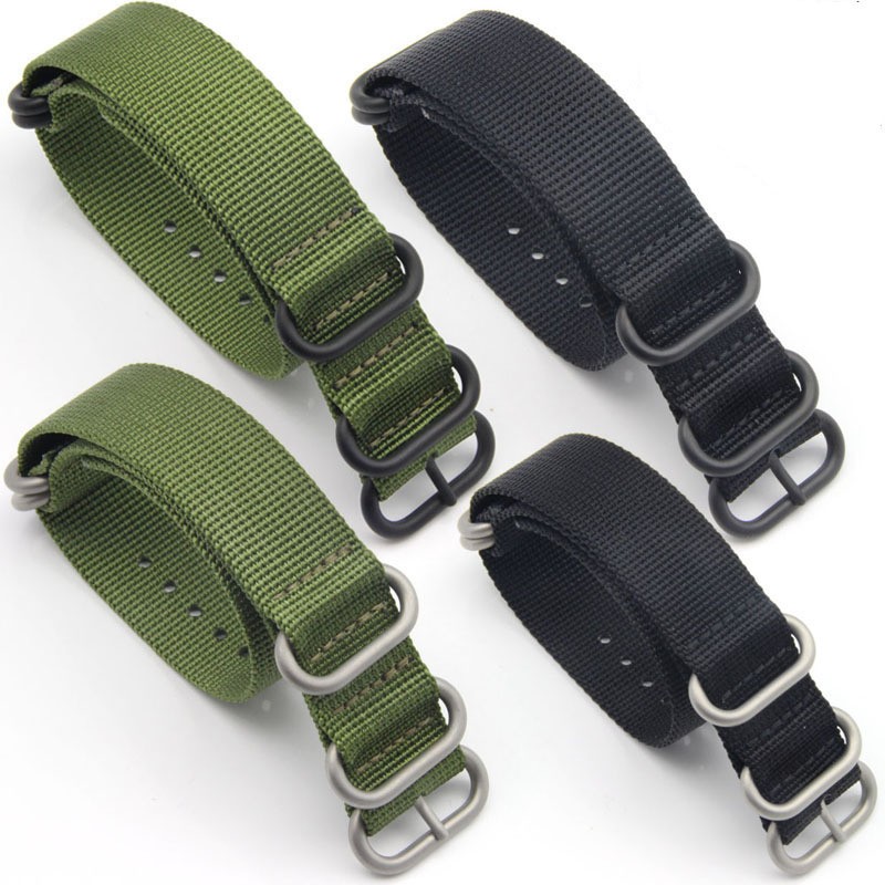 VDEAR - Wholesale colorful stainless steel buckle inter changeable nato strap nylon watch band Nylon Strap 7