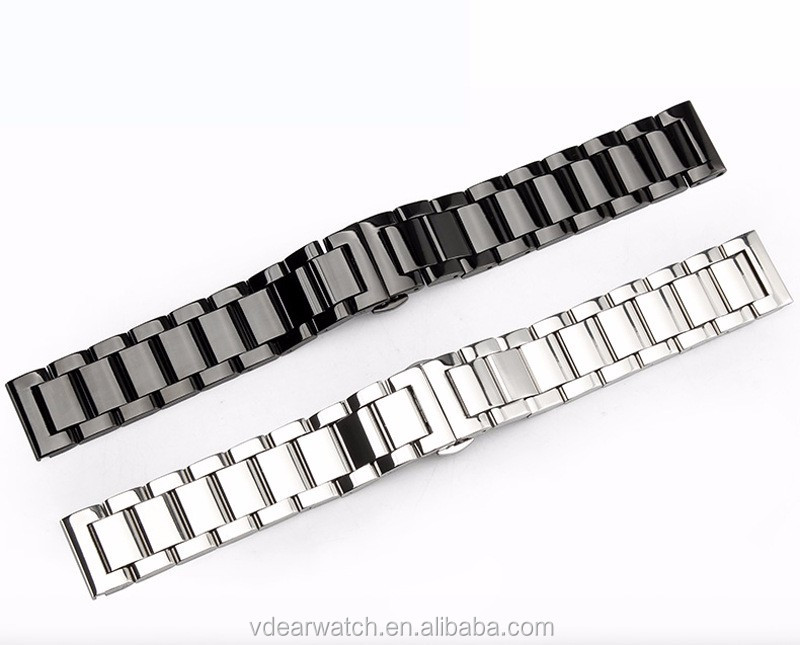 VDEAR - Wholesale bulk heavy solid stainless steel metal watch strap with quick release Mesh Band 8