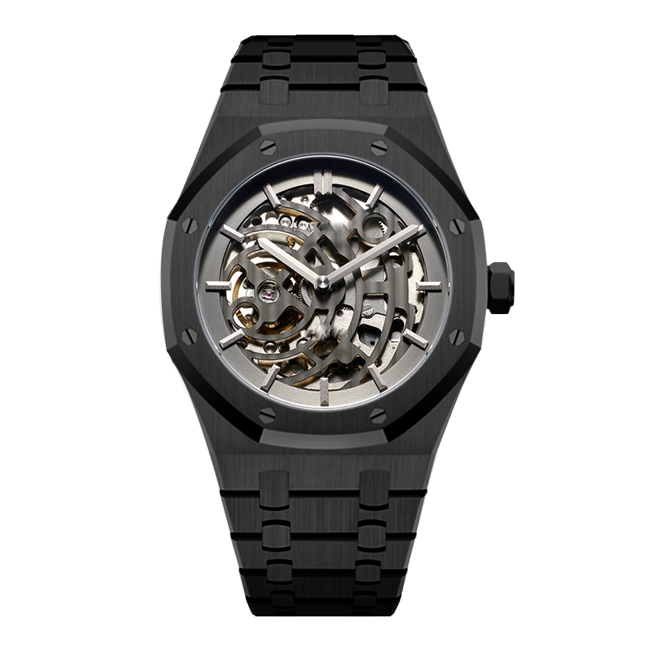 VDEAR - Moderna Lyxiga Högkvalitativa Lyxiga 2021 Mekaniska Klockor Läderarmband Klockor Handledsanpassad Logotyp Mekaniska För Herr Nya Ankomster 1