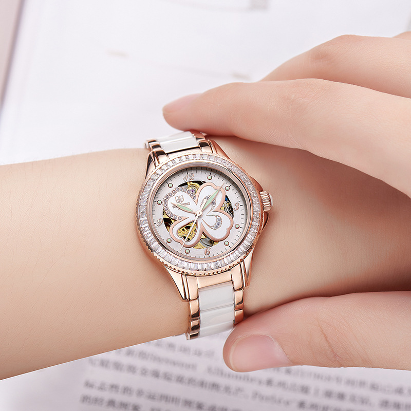 VDEAR - 2017 newest design Luxury brand lady no battery automatic mechanical watch with hollow face Automatic Watch For Men 15