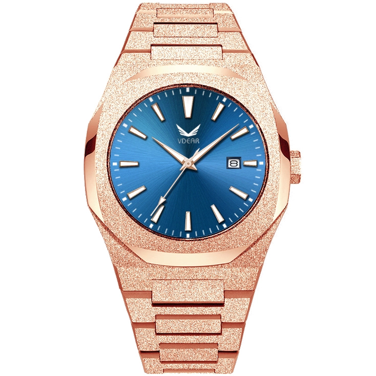 VDEAR - Oem Private Label Stainless Steel Watch Case Relojes Quartz Luxury Brand Watches Men For Men 2021 50MOQ Custom Watch 1