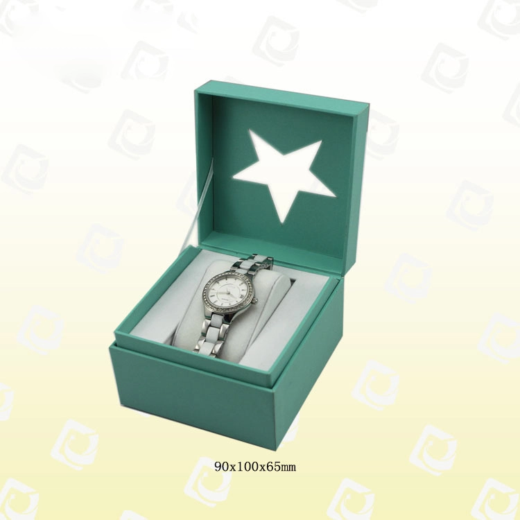 VDEAR - علب ساعات مربعة الشكل بتصميم فريد وقوي، مصنوعة من الورق المقوى. 1