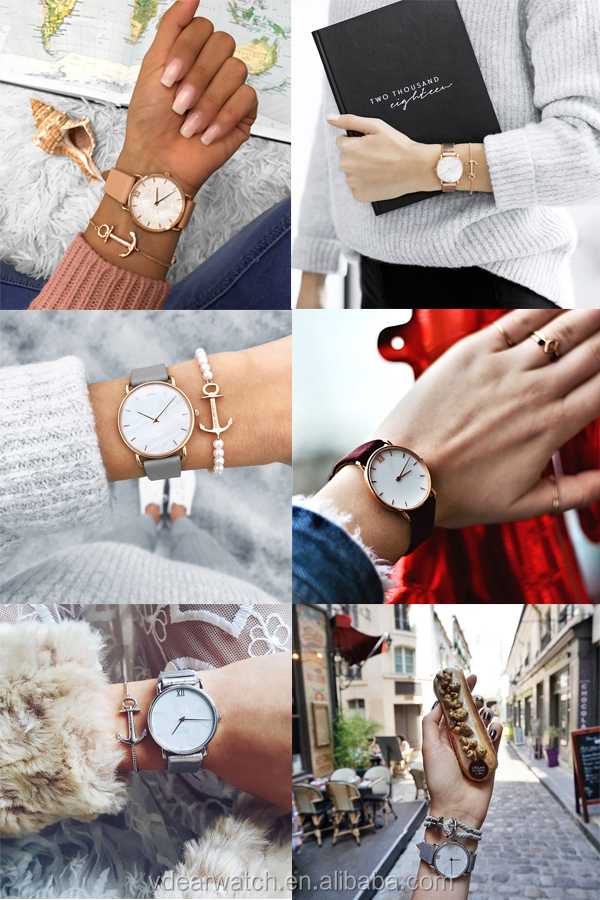 VDEAR - Fashion trend design quartz watch make own brand marble watch dial for ladies Fancy Watch 23