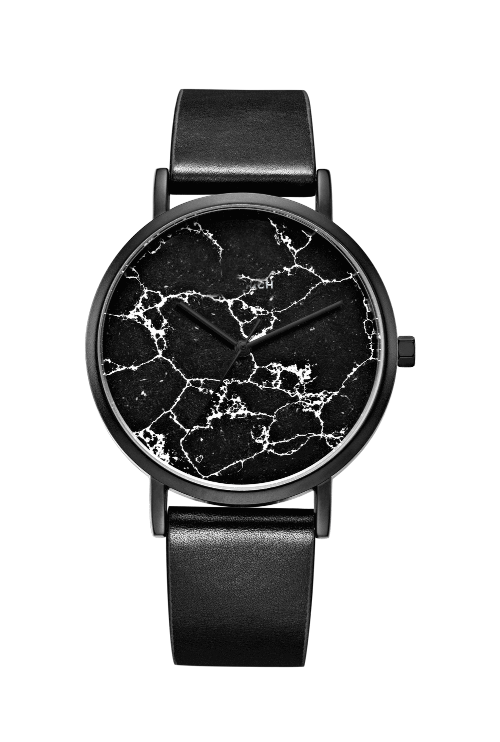 VDEAR - 36mm waterproof rose gold watches black marble watch with leather strap Fancy Watch 13