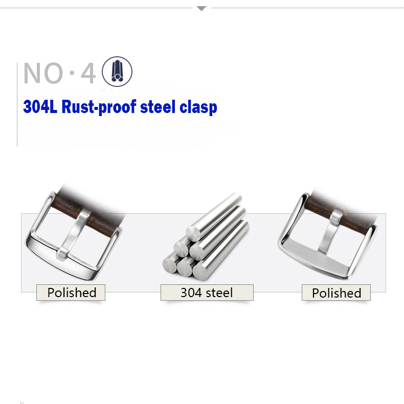 VDEAR - Quick release pins 20mm strong leather belts custom made low price watch strap leather Leather Band 12