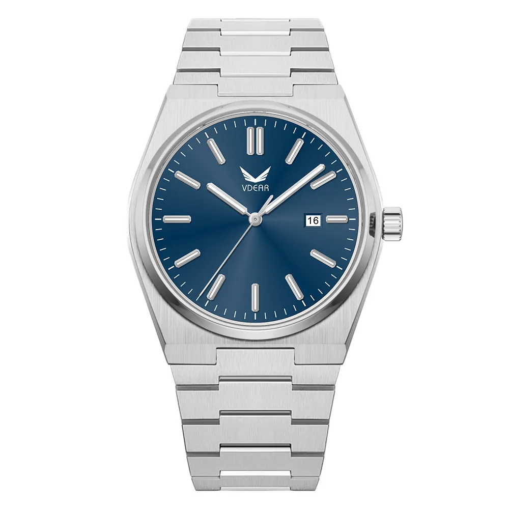 Relógio masculino de luxo, à prova d'água e com movimento luminoso de quartzo. 1