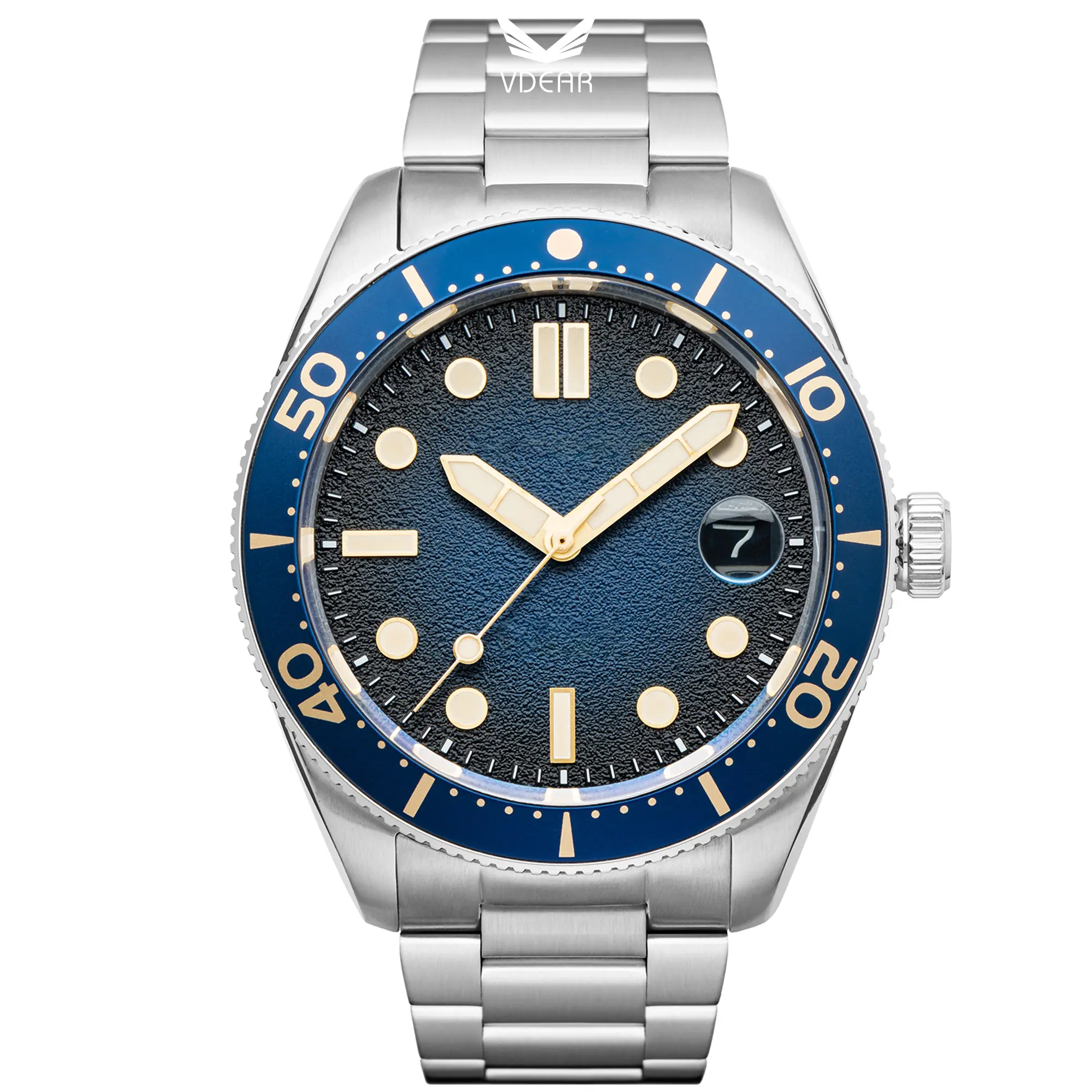 Luxe automatisch herenhorloge - roestvrij staal/leren band 1