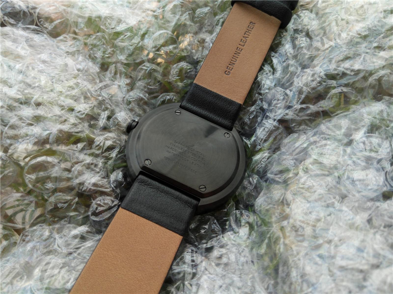 VDEAR - OEM luxury leather chronograph watches men wrist japan movt quartz watch stainless steel back water resistant Chronograph Watch 18