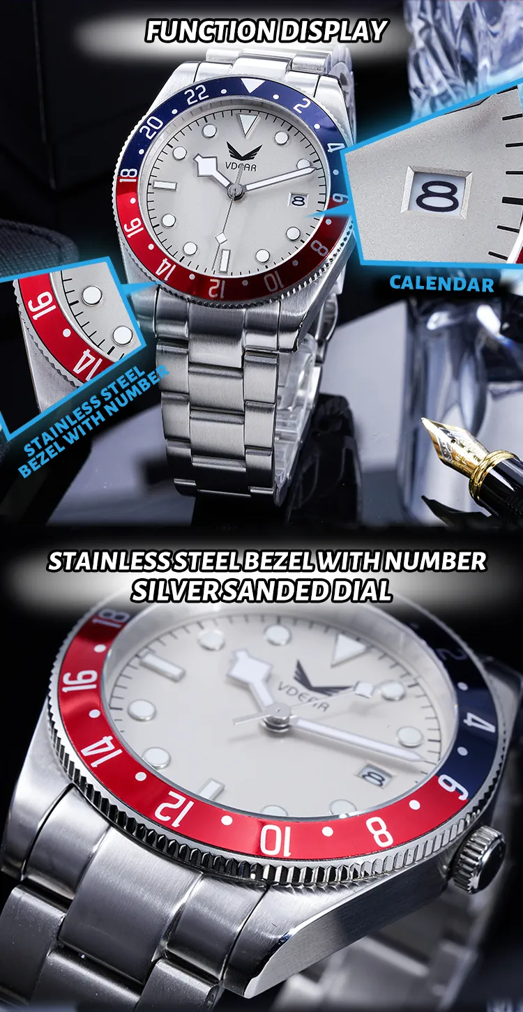 Quality OEM ODM Mens Stainless Steel 316L Quartz Watch Manufacturer 8