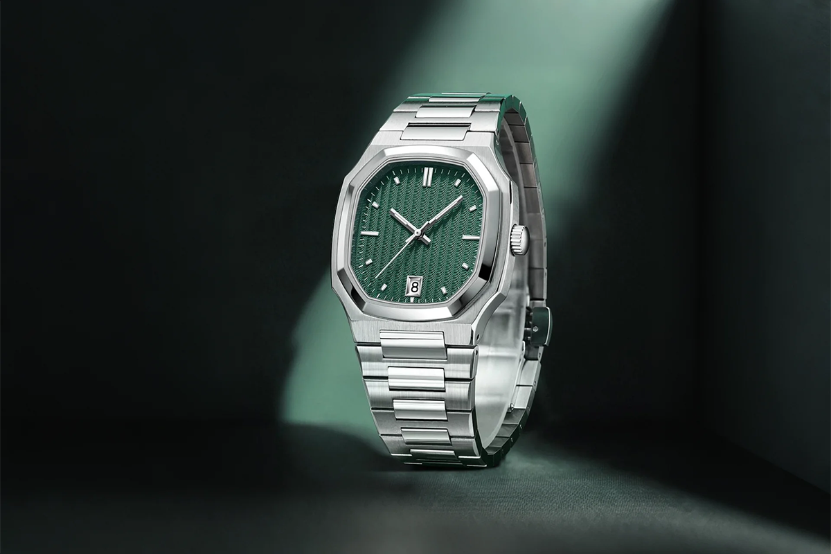 Vdear Business 3d Printing Dial With Date Luminous Pointers Visible Movement Automatic Mechanical Watch 16