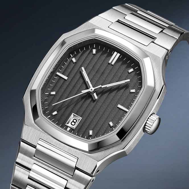 Vdear Business 3d Printing Dial With Date Luminous Pointers Visible Movement Automatic Mechanical Watch 11