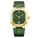 VDEAR Automatic Men's Watch with Leather Strap & Gold Case 2