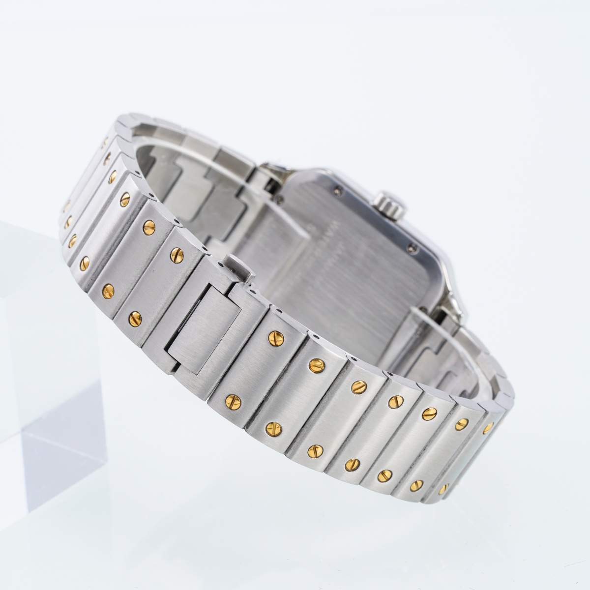 Vdear Newest Square Case Roman Numeral With Luminous Pointers Stainless Steel Strap Sunray Dial Quartz Men Watch 14