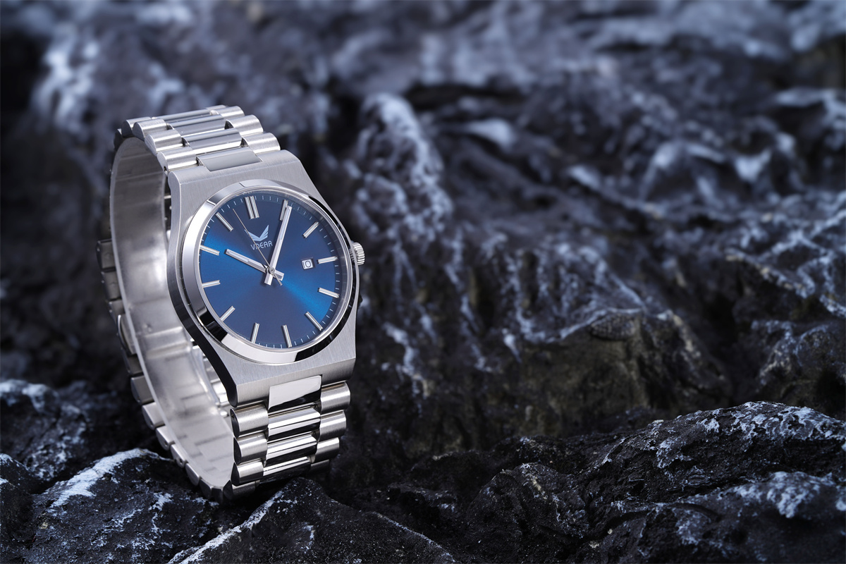 Vdear Oem Luminous Hands Men Luxury Watch Classic Style Waterproof Sunray Dial With Calendar Quartz Watch 15