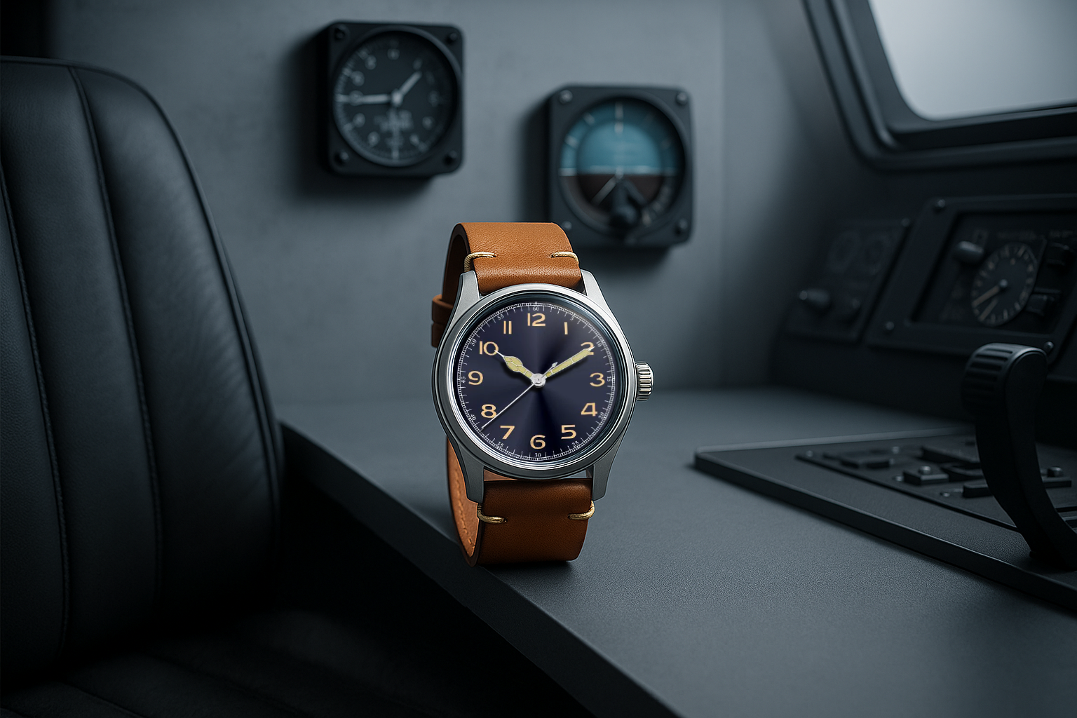 Vdear OEM Custom luminous hands Sunray Dial Men Quartz Wristwatch 16