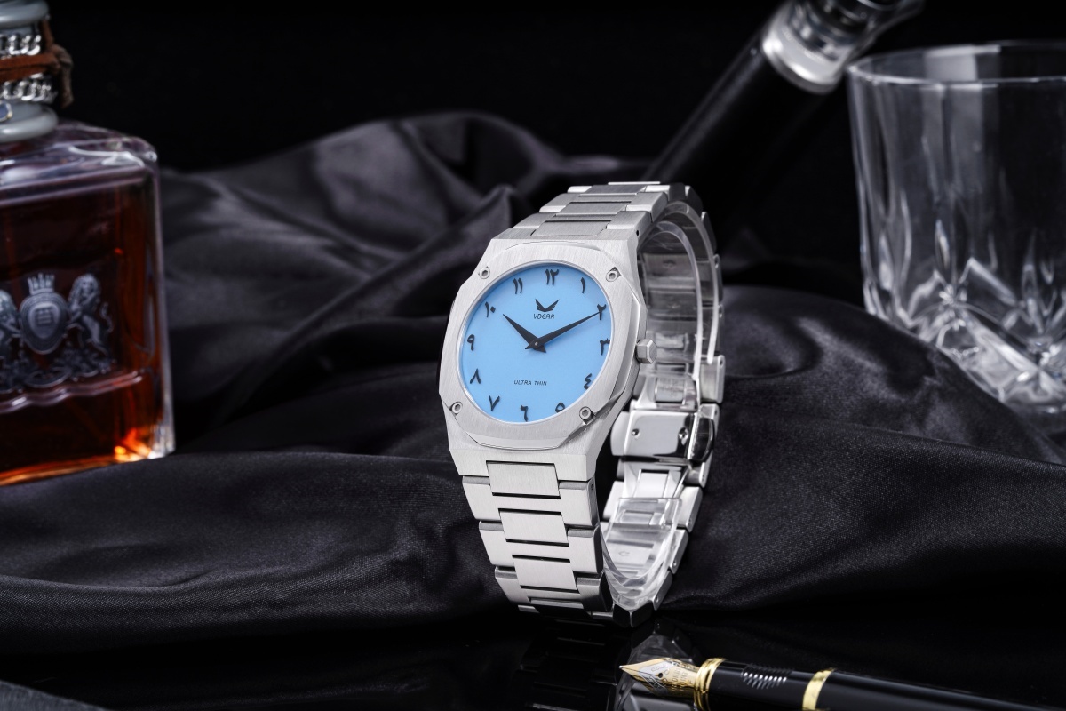 Vdear Ultrathin Sanded Dial With Arabic Number Minimalist Men Quartz Watch 16