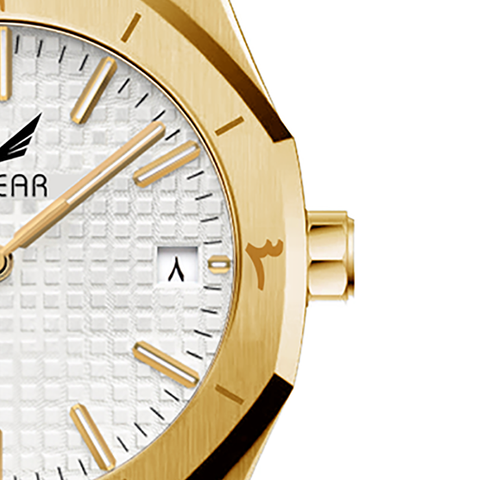 Vdear New Arrive Arabic Letter Bezel With Checkered Dial Luminous Date Men Quartz Watch 11