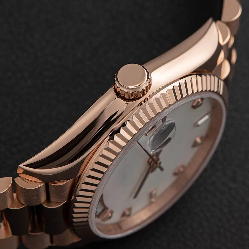 VDEAR Custom Shell Dial Luxury Men Quartz Watch - Quartz Japan Movt 4