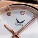 VDEAR Quartz Watches: Elegant Round Case, Crystals, Luminous Hands 3