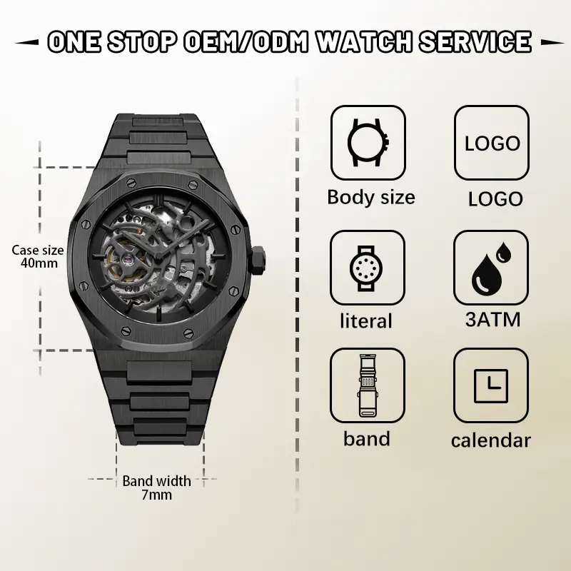 VDEAR Mechanical Movement Watch 6