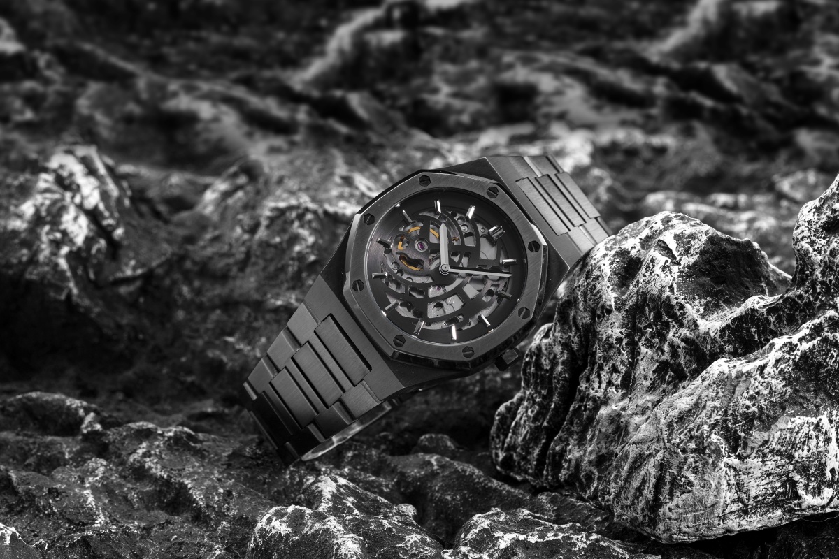 Vdear Hollow Out Skeleton Dial With Tourbillon Men Watch Staniless Steel Visible Movement Automatic Mechanical Watch 10