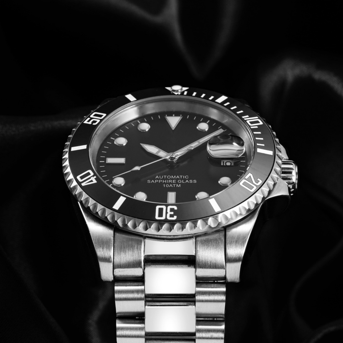 Custom Automatic Diver Watch - Waterproof & Luminous 11