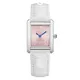 VDEAR Ultra Thin Rectangle Dial Quartz Watch Women's Silver 1