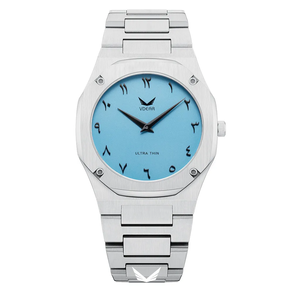 VDEAR Ultra-Thin Arabic Number Men's Quartz Watch 1