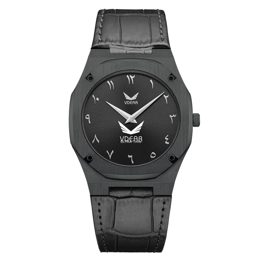 VDEAR Ultra Slim Men's Diamond Quartz Watch 1