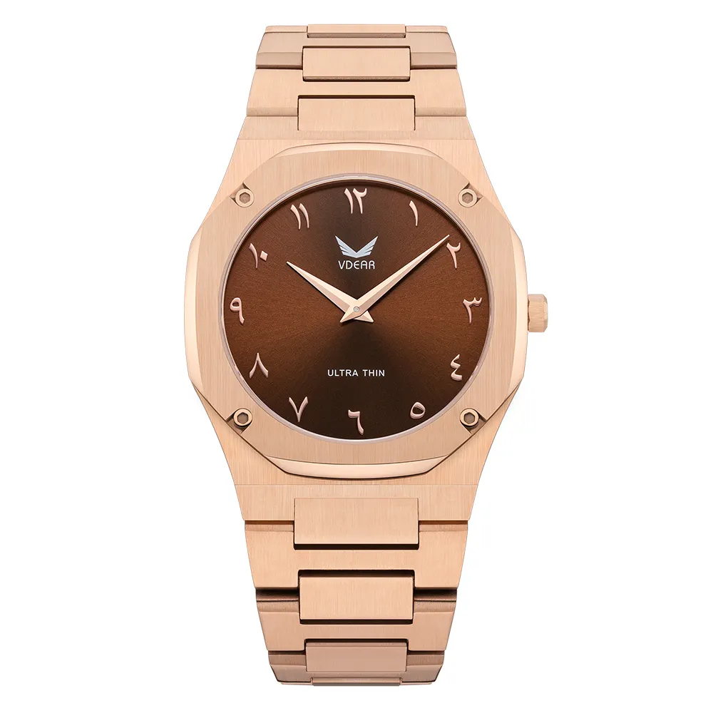 VDEAR Quartz Men's Watch with Arabic Dial - 3ATM Water Resistant 1