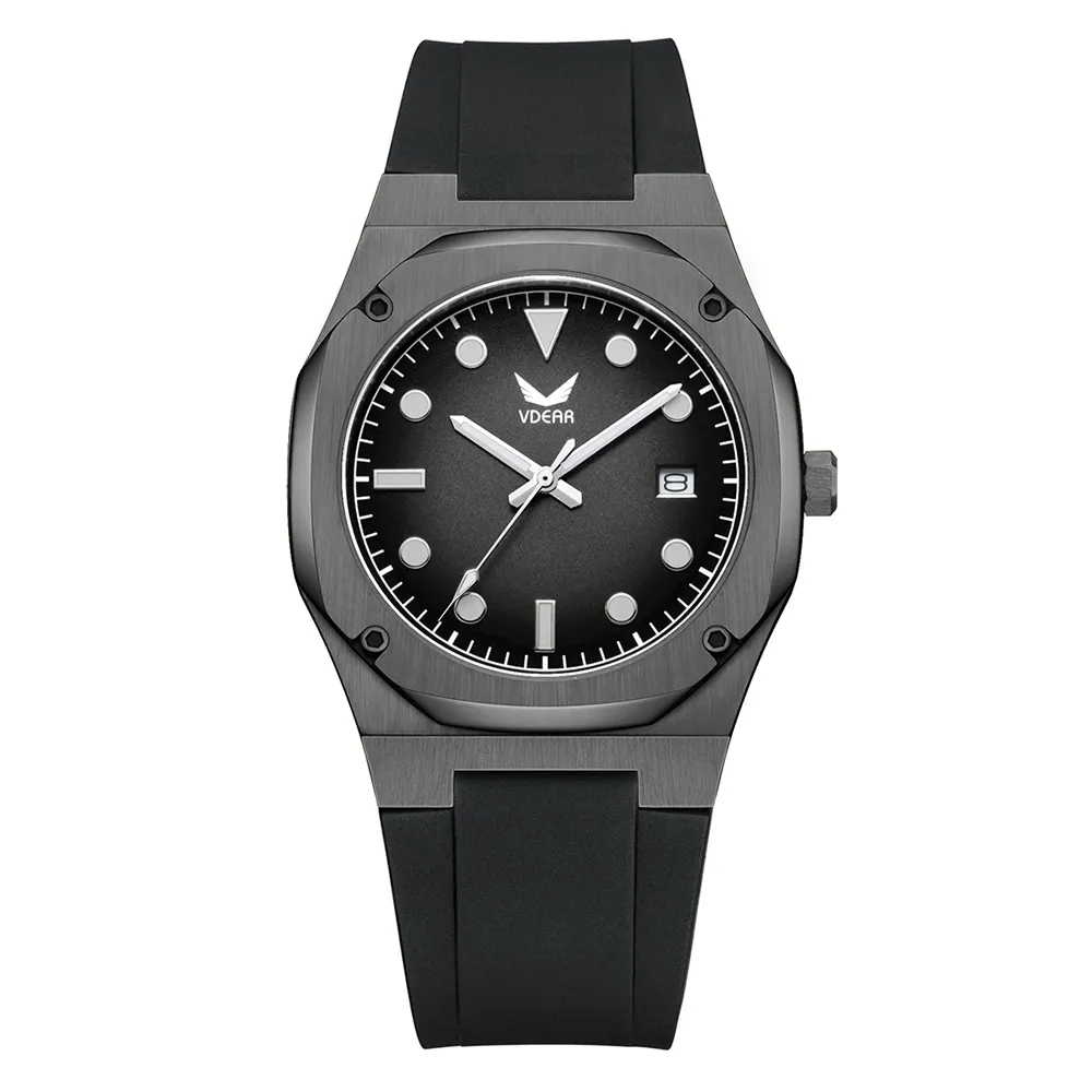 Quartz Japan Movt Watch - VDEAR Luxury Gradient Color Men's Watch 1