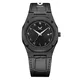 Men's Ultra Thin Luxury Quartz Dress Watch - 3ATM Waterproof, Leather Strap, Arabic Numbers - VDEAR 1
