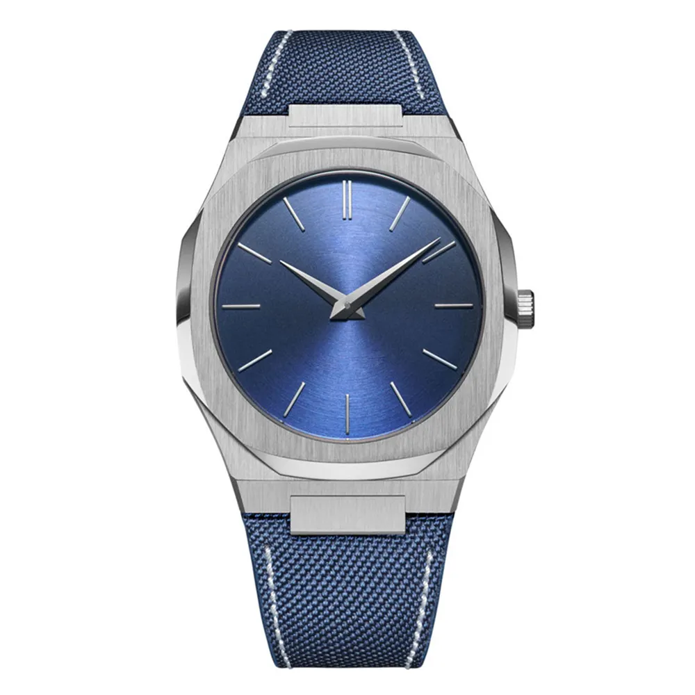 VDEAR High-End Simple Quartz Watch with Custom Logo & Nylon Strap 1