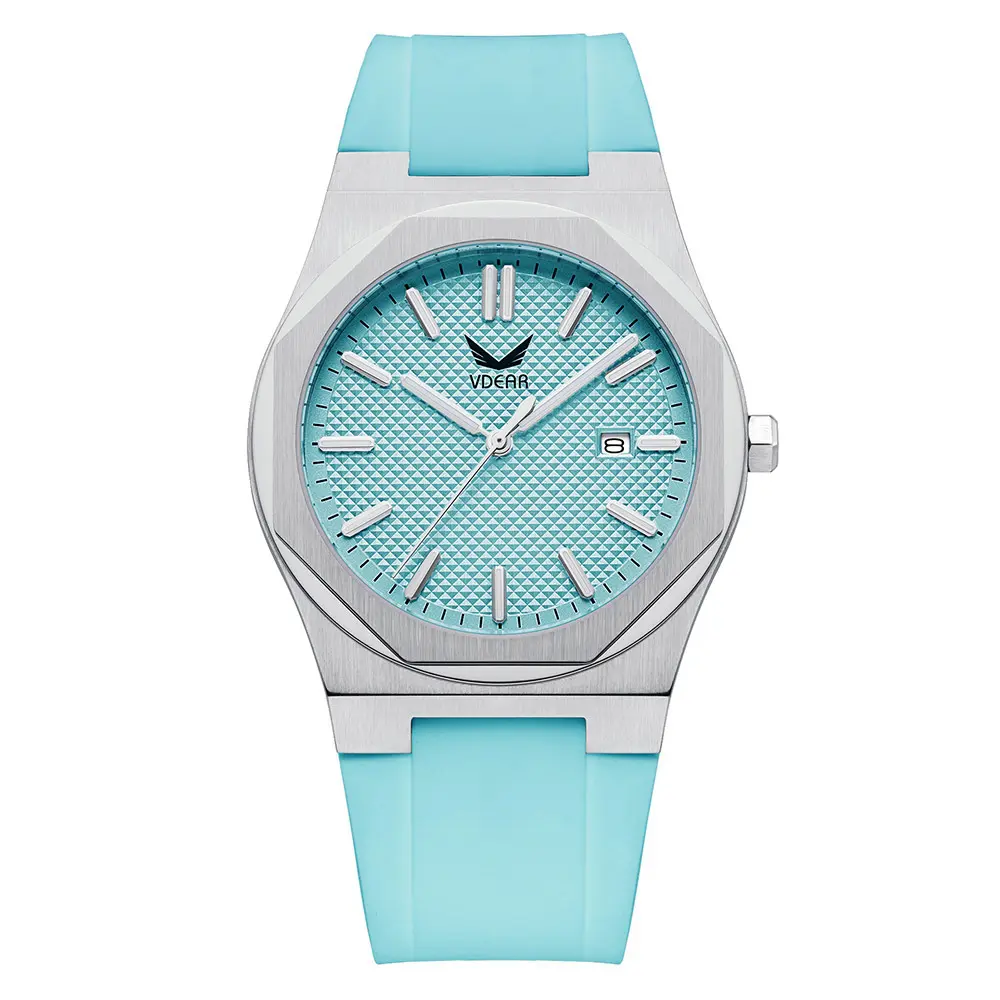 VDEAR Silicone Strap Quartz Watch - Luminous with Calendar 1