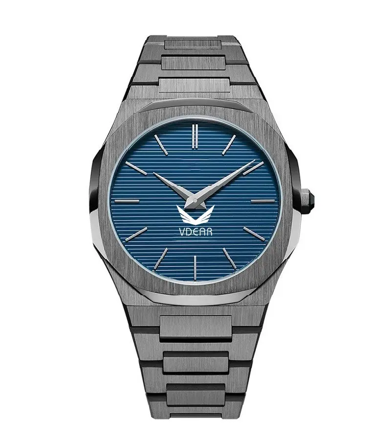 Vdear Quartz Stainless Steel Watch - Luxury Men's Minimalist Timepiece 1