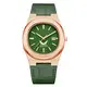 VDEAR Green Dial Luminous Wristwatch with Leather Strap - 3ATM Water Resistant 1