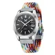 VDEAR Luxury Quartz Watch with Customized Multi-Color Nylon Strap 1