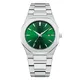 VDEAR Vintage Green Quartz Watch - Luxury Stainless Steel - Customizable Quality 1
