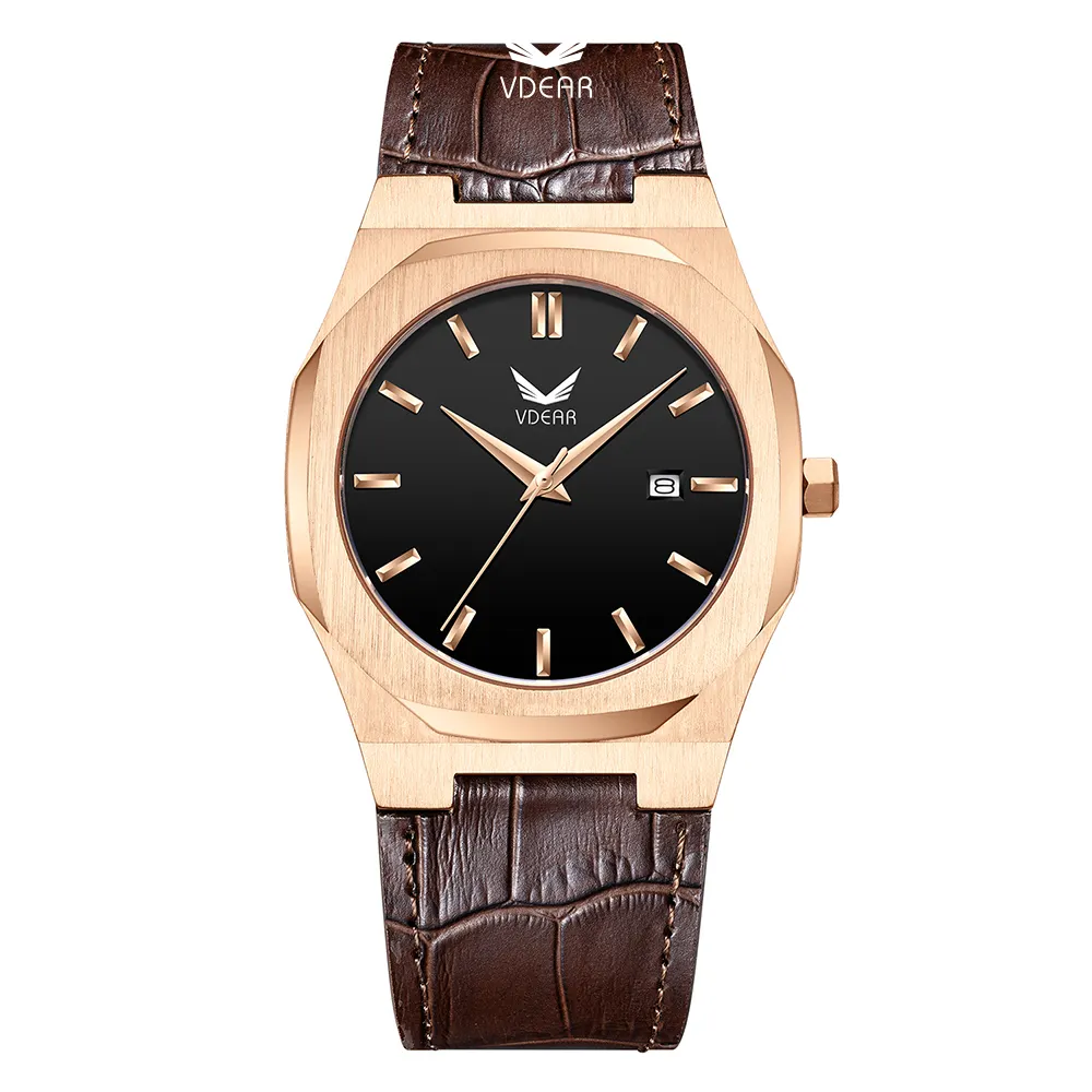 VDEAR Quartz Watch: Simple Luxury with Customized Logo 1