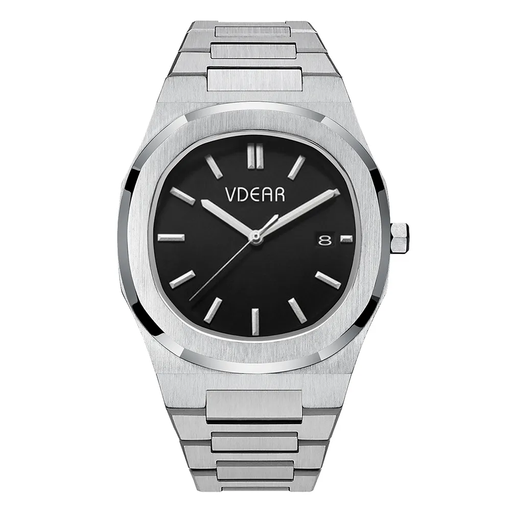 Elegant Swiss Quartz Watch - Customizable, Fashionable, and Waterproof 1