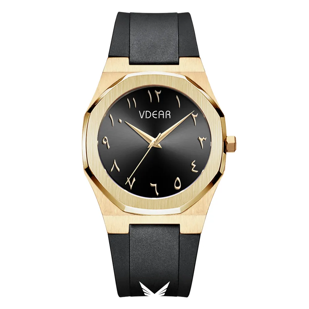 VDEAR Custom Arabic Numerals Watch - Luxury Custom Logo, High Quality. 1