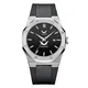 VDEAR Custom Minimalist Octagon Silver Quartz Watch with Silicone Band 1